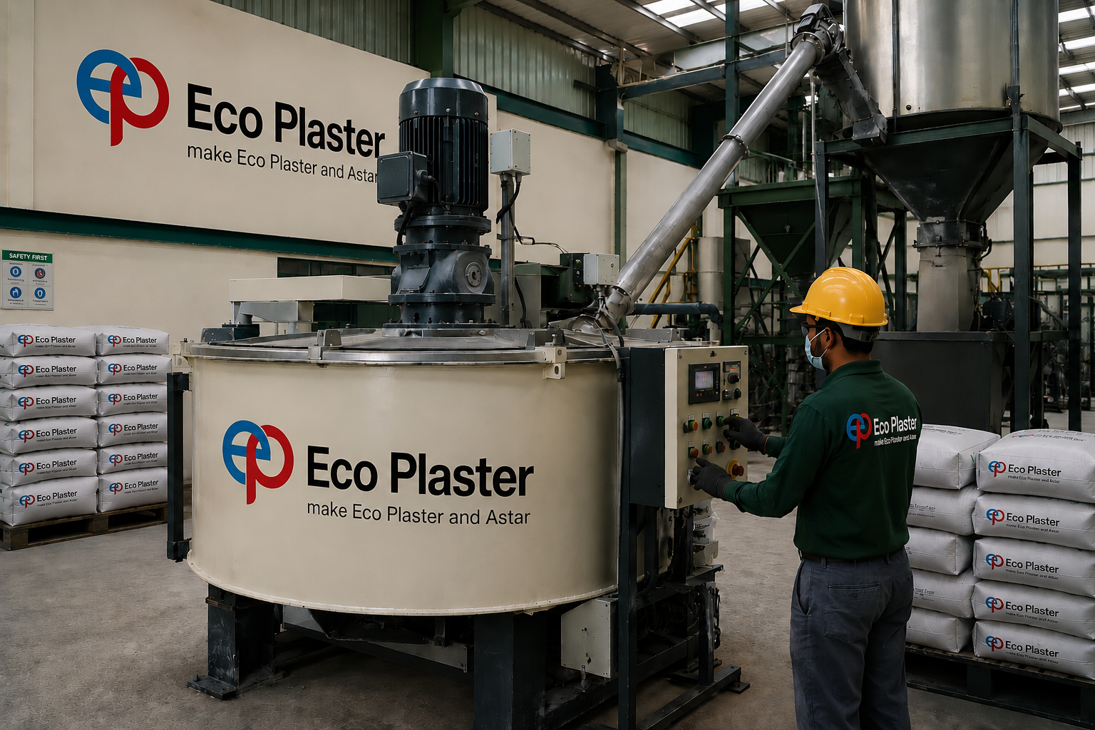 Eco Plaster Factory Work 1